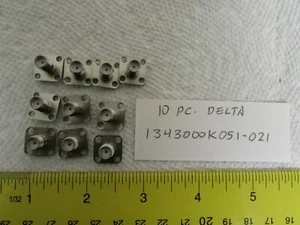 10 Pc - Delta SMA Panel Mount Female Connector 50 Ohm 18 GHz 1343000K051-021 New - Picture 1 of 2