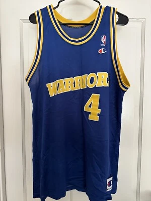 Camiseta masculina vintage Champion Chris Webber #4 Golden State Warriors 48 GG - Imagem 1 de 4
