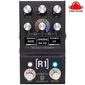 Pedal de reverberación estéreo de alta fidelidad Walrus Audio Mako MKII R1 - Nuevo - Imagen 1 de 5