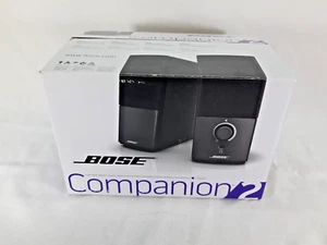 BOSE COMPANION 2 SERIES III MULTIMEDIA SPEAKER SYSTEM BLACK NEW IN OPEN BOX - Imagen 1 de 7