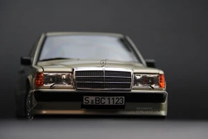 1/18 Norev Mercedes-Benz 190E 2.3-16 W201 smoke silver 1984 Diecast Full Open - Bild 1 von 11