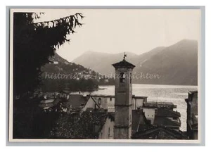 Lugano / Schweiz - Ortsansicht - Altes Foto 1950er - Picture 1 of 2