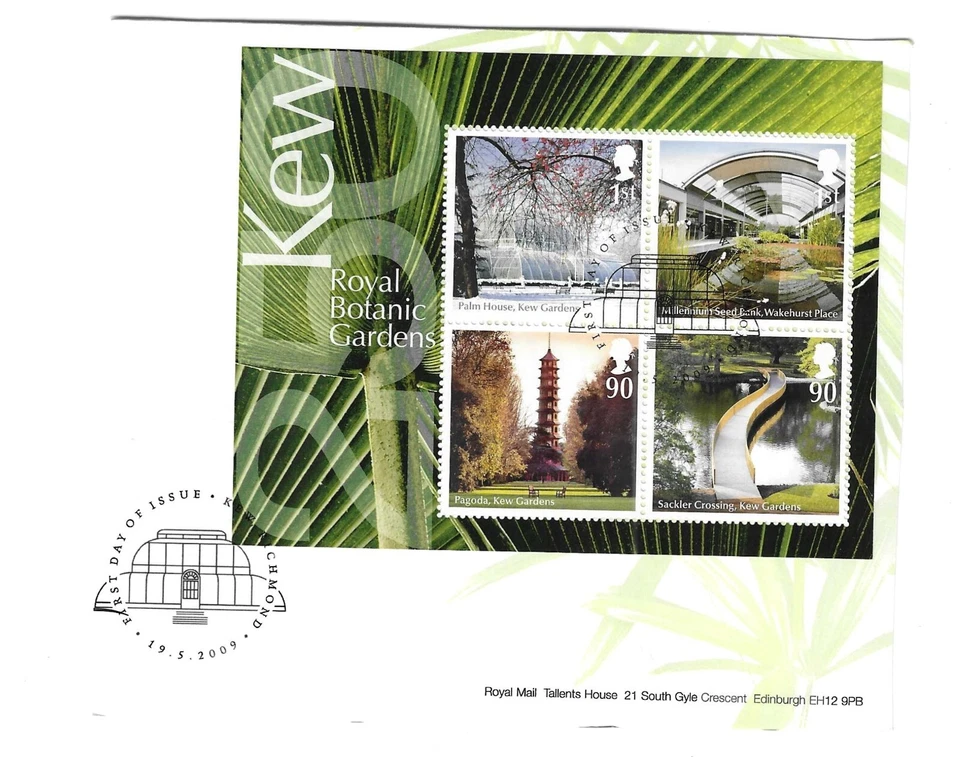 GB – 2009 VFU Kew Gardens on piece from FDC - pre-owned - Image 1 of 1