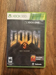 DOOM 3 BFG - Microsoft Xbox 360 With Poster - Picture 1 of 5
