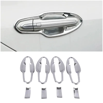 Tapa lateral de tazón de manija de puerta cromada ABS para Cadillac XT5 2016-2019 8 piezas Foto 1 de 2