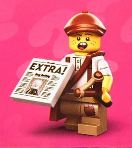 Lego 71037 Minifiguren Serie 24, Zeitungs-Junge Zeitung Tasche Zwiesel # 12 NEU - Bild 1 von 1