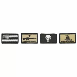Walker's PATRIOT PATCH KIT - 4 TOPPE ASSORTITE (VERSIONE BANDIERA AMERICANA) PATKIT2 - Foto 1 di 3