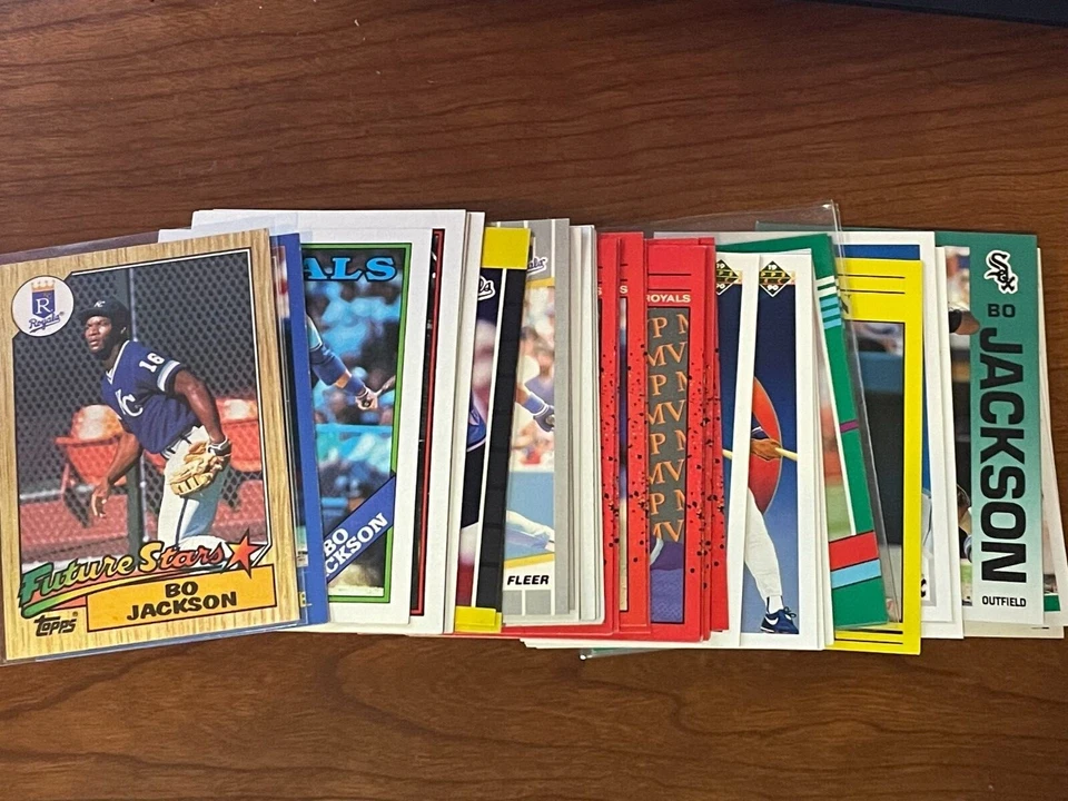 Cartão de futebol americano de beisebol BO JACKSON escolha qualquer inserção SP White Sox Royals quase perfeito+ Upick - Imagem 1 de 1