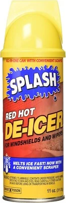 Desconcertador SPLASH Red Hot para parabrisas y limpiaparabrisas, lata de aerosol, 11 oz. Foto 1 de 3