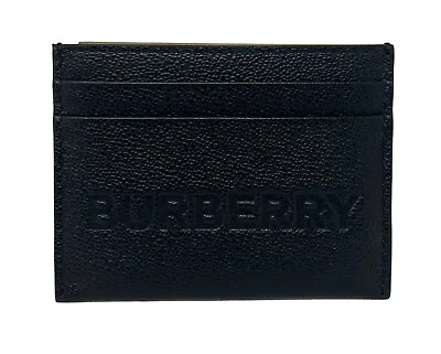 Burberry Sandon Embossed Smooth Italian Leather Card Case Holder Wallet $350 • 179.94€