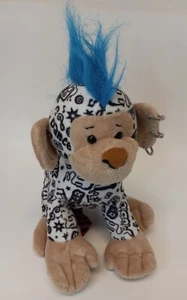 Juguete de peluche Ganz Webkinz Rockerz Mono Punky - Imagen 1 de 9