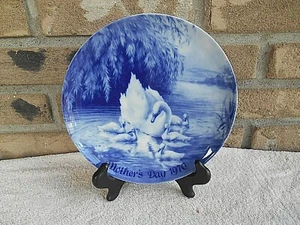 Royale Blue Winter China "Mother's Day 1970" Limited Edition Collector Plate - Picture 1 of 10