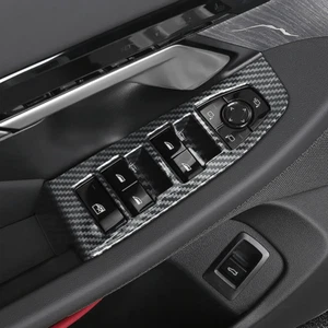 Car Window Glass Lifter Button Frame Trim Sticker For BMW 5 Series i5 G60 LHD - Picture 1 of 8