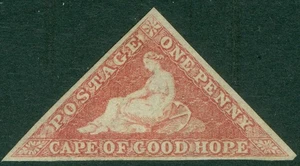 SG 5a Cape of good hope 1855-63. 1d rose. A fine fresh mounted mint example... - Picture 1 of 1