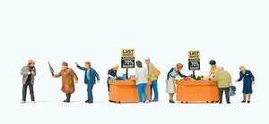 Preiser 10647 HO Hunting for Sales at the Bargain Bins Figures (Set of 10) - Picture 1 of 1