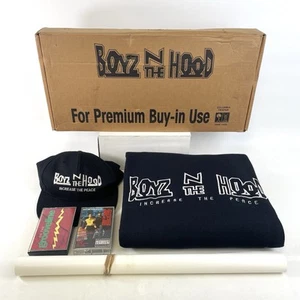 🔥VTG 1991 BOYZ N THE HOOD Movie Promo Buy-In Use Sweatshirt Hat Poster RARE🔥 - Picture 1 of 21
