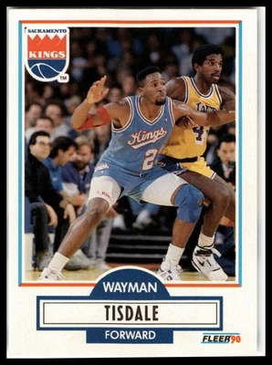 1990-91 Fleer #167 Wayman Tisdale - Image 1 of 2