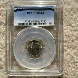 1865 3 Cent PCGS MS64 - Picture 1 of 4