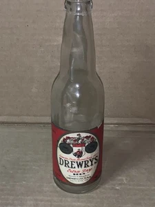 Vintage 1930’s/40’s Drewrys Beer Empty Glass Bottle - Picture 1 of 8