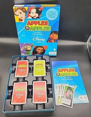 Mattel Disney Apples to Apples Card Game Family Game - Preowned Complete  - Image 1 of 4