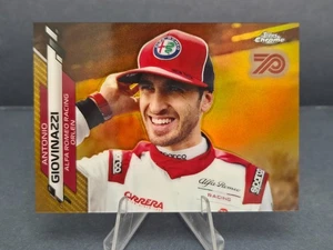 2020 Topps Chrome Formula 1 F1 Antonio Giovinazzi 70th Anniversary Gold SP #189 - Picture 1 of 2