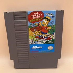 The Simpsons: Bart vs. the Space Mutants (Nintendo NES, 1991) Cart Only, Tested