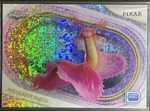2025 Topps Chrome Disney Ambassador Questa - Debut Mini Diamonds Refractor ELIO - Picture 1 of 2