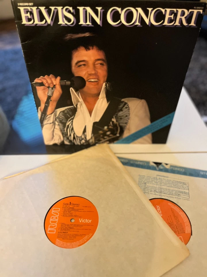 Elvis in Concert 1977 first pressing European - Image 1 of 1