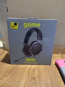 Onn Gaming Headset Adjustable Headband and Boom Microphone (New) - Picture 1 of 3