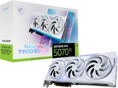 MSI GeForce RTX5070 Ti 16G GAMING TRIO OC WHITE Scheda Video PC NVIDIA Blackwell - Immagine 1 di 4