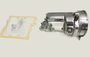 Chrome Ratchet Top Harley 4 Speed Transmission Panhead Shovelhead FLH FX Gearbox - Picture 1 of 8