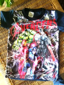 AVENGERS - MARVEL Toddler graphic T-Shirt kids Small size 6 New WOT - Picture 1 of 3