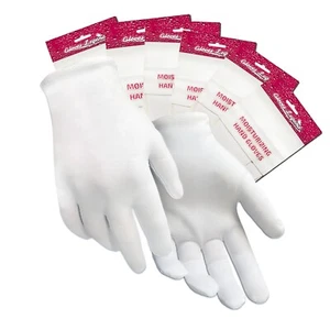 6 Pairs- Gloves Legend White Cotton Women Dry Hand Moisturizing Spa Gloves-Small - Picture 1 of 10