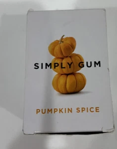 Simply Gum | Natural Chewing | Pumpkin Spice| Pack of Six 15 Count (Pack 6) - Picture 1 of 2