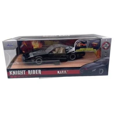 Modellino Auto Jada 1/24 KITT Pontiac Firebird "Knight Rider" 1982 with lights - Immagine 1 di 2