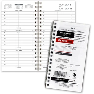 2026 At-A-Glance 70-904-10 Refill For 70-008 Weekly Appointment Book - Picture 1 of 7