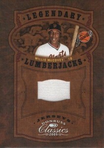 2005 Donruss Classics Legendary Players Lumberjacks Bats 14/50 willie McCovey