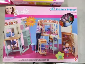 Barbie All Around Home Kitchen Playset Mattel Toy Set 2000 67554 Rare READ⭐️ SH - Picture 1 of 2