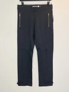 BETABRAND YOGA RIDING PANTS Dress Pants Zip Pockets Hem Snap M Medium NWT - Picture 1 of 10
