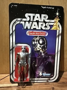 Vintage Star Wars Death Star Droid DSD Action Figure on custom 21 Back ANH Card - Picture 1 of 10