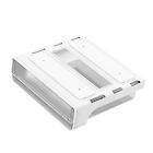 (White M 17cm / 6.7in Width)Under Desk Storage Box Large Capacity Simple