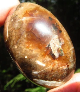 FUDGE SWIRL CHOCOLATE BROWN BLACK OPAL GEM GRADE CRYSTAL PALMSTONE MADAGASCAR *5 - Picture 1 of 11
