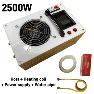 2500W High Frequency Induction Heating Machine Metal Smelting Furnace + Crucible - Picture 1 of 9