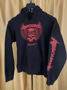 Airbourne Rock N' Roll Women Hoodie XL Size Black Metal Music Band - Picture 1 of 15