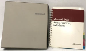 1985 MICROSOFT EXCEL USERS GUIDE FOR APPLE MACINTOSH VINTAGE GOOD CONDITION - Picture 1 of 7