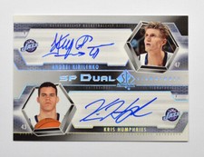 2004-05 SP Authentic Signatures Dual #KH Andrei Kirilenko Kris Humphries
