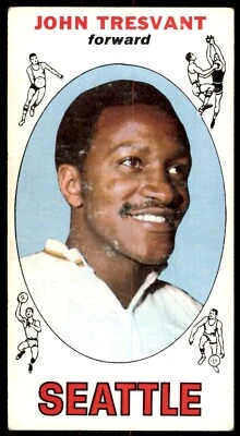 1969-70 TOPPS JOHN TRESVANT SEATTLE SUPERSONICS #58 - Image 1 of 2