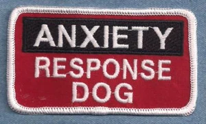 Anxiety Response Dog Service Dog vest patch  - Picture 1 of 1
