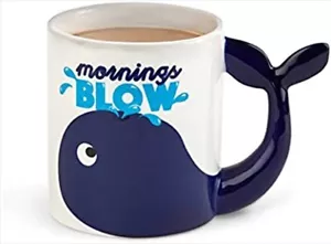 Big Mouth Mornings Blow Coffee Mug : NEW - Picture 1 of 1