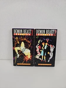 Demon Beast Invasion 1 & 2 (VHS, 1990, English Subtitles) Anime No Mold - Picture 1 of 12